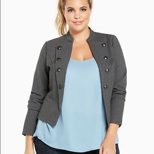 Military ponte jacket